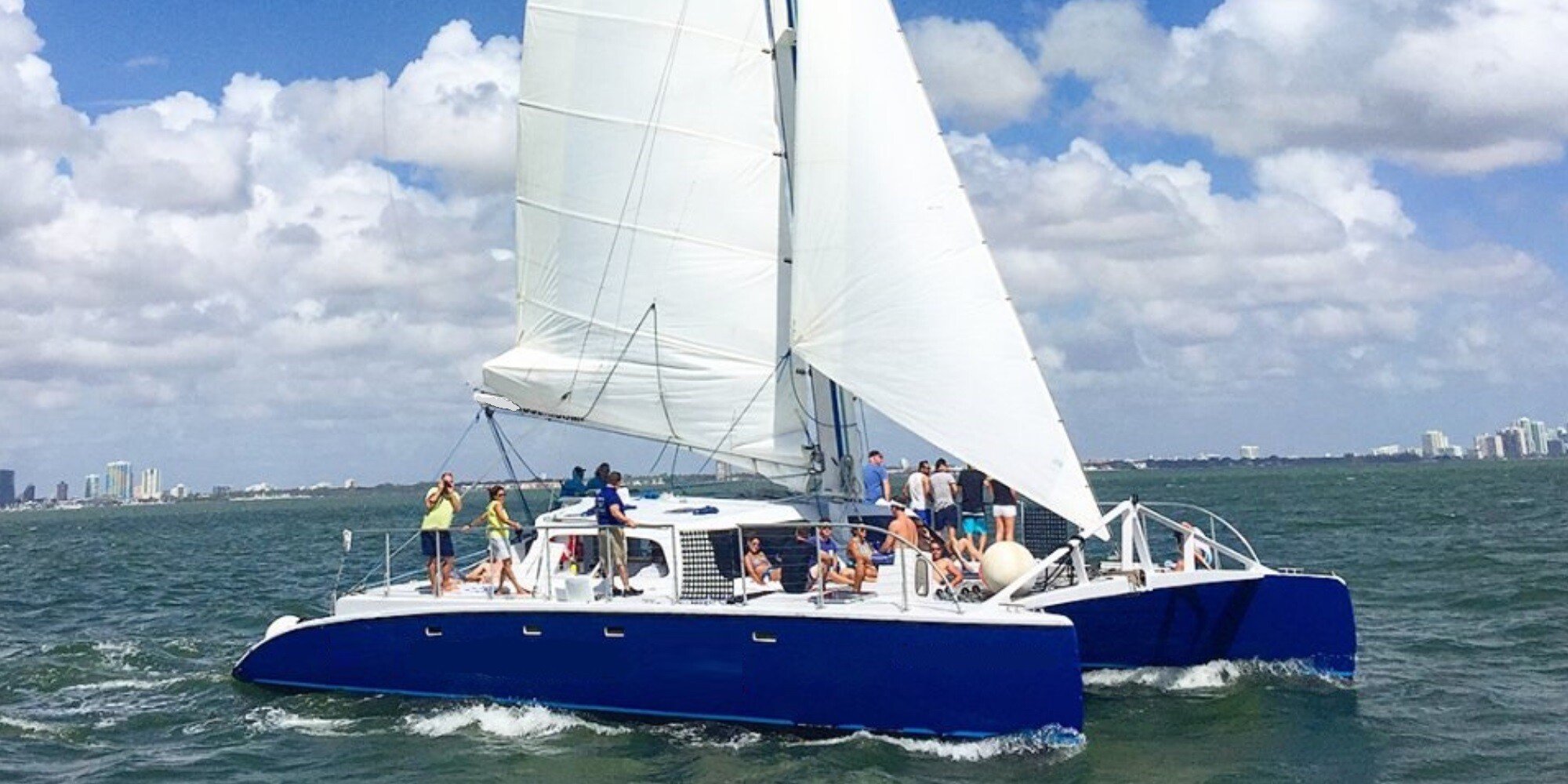 Reserve Your 55' Catamaran | Boca Raton | South Florida Yacht Rental