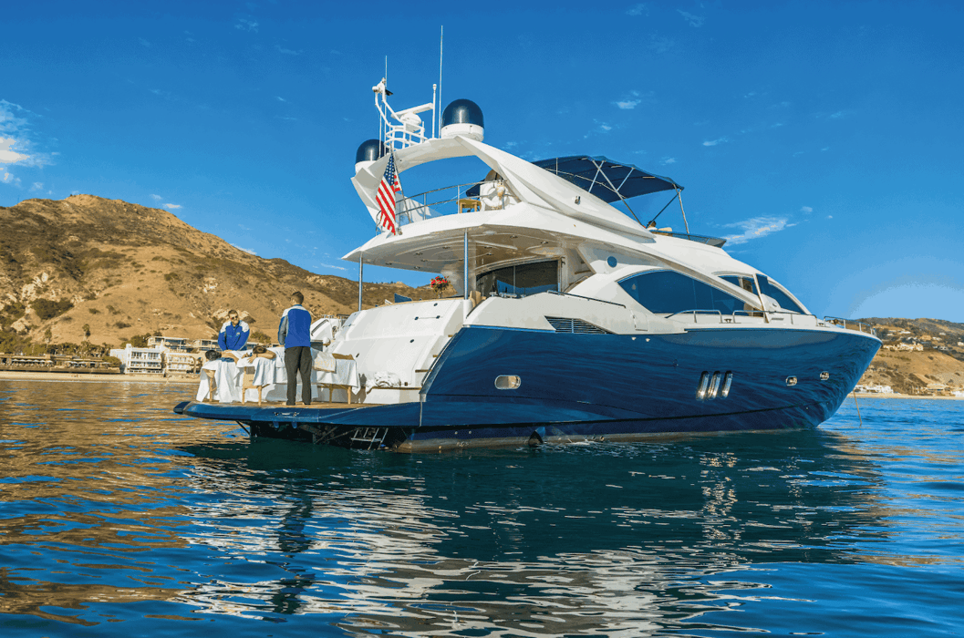 party yacht rentals palm beach 82' Sunseeker